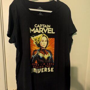 Marvel t shirt Captain Marvel Torrid Size 3